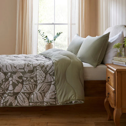 Night Lark® Olive Meadow Coverless Duvet Set 6tog