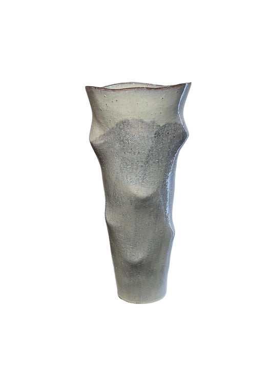 Otters Brook Aged White Vase
