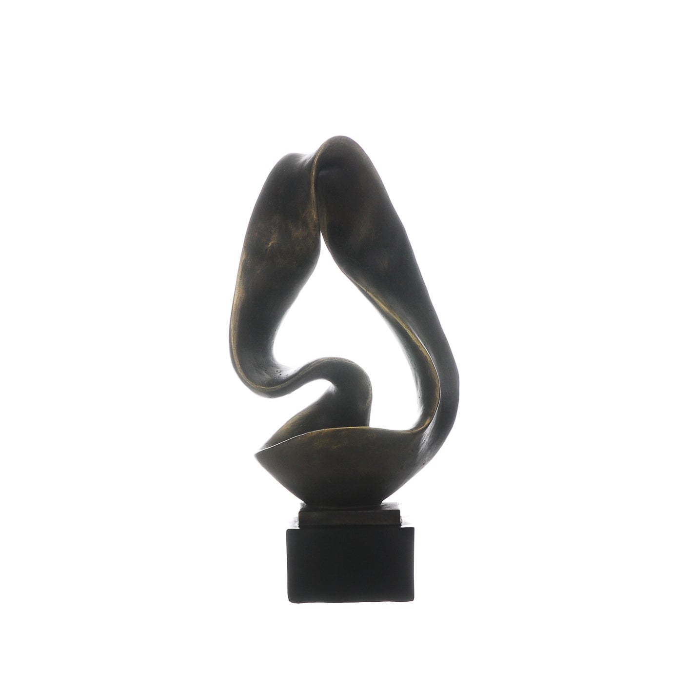 Otters Brook Bronze Resin Hammered Effect Sculpture