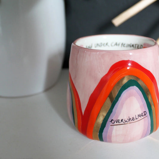 House of Disaster Small Talk 'Overwhelmed' Cup