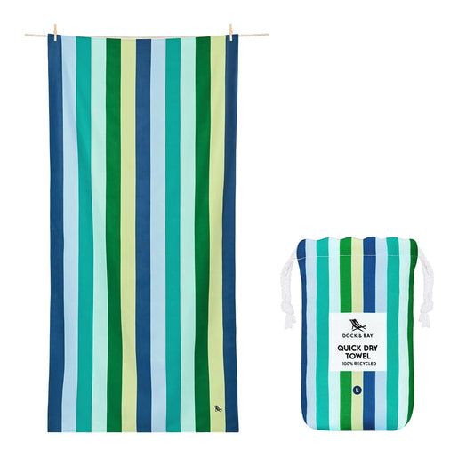 Dock & Bay Cool Lagoon Quick Dry Towel