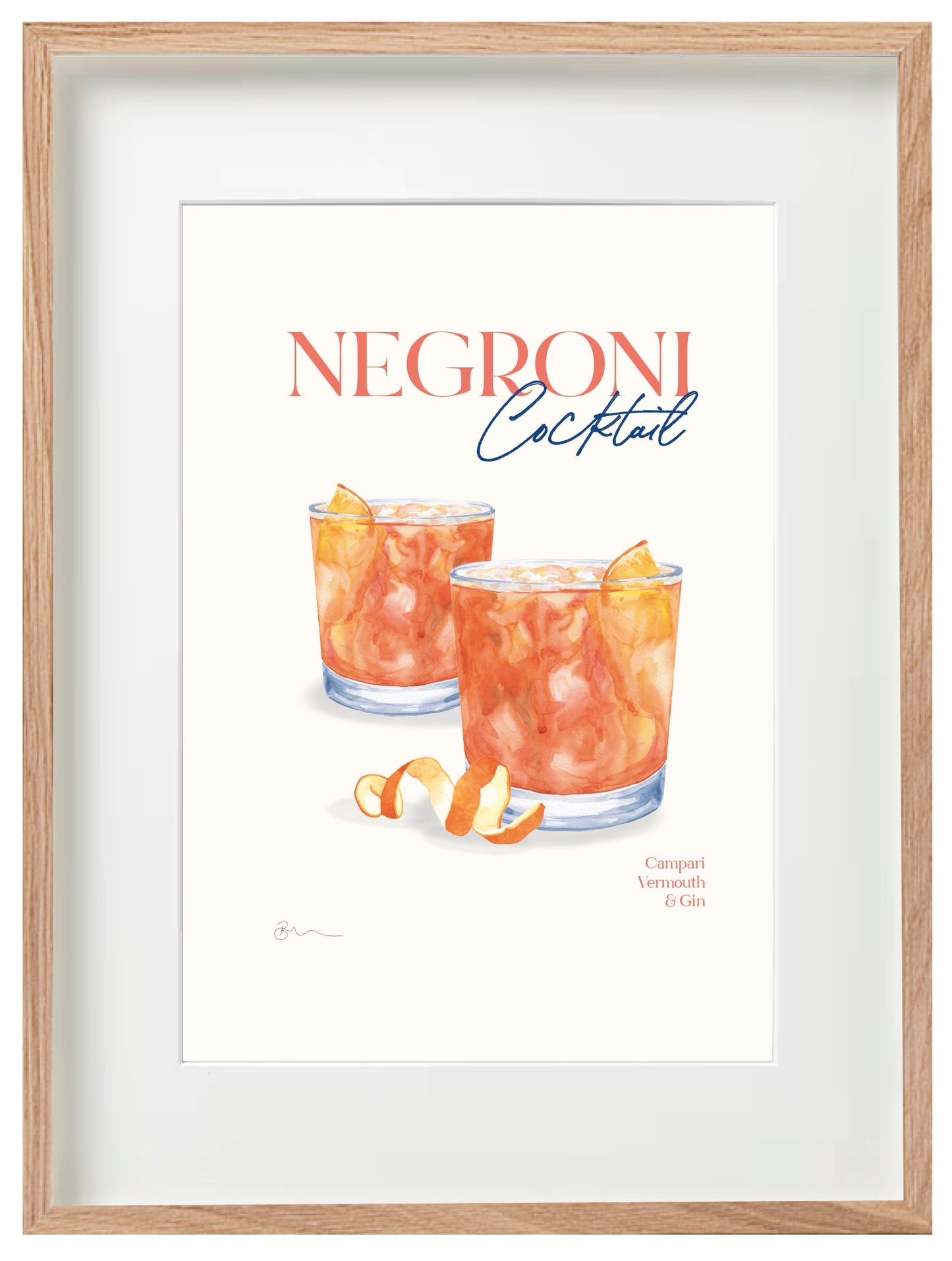 Negroni Wall Art