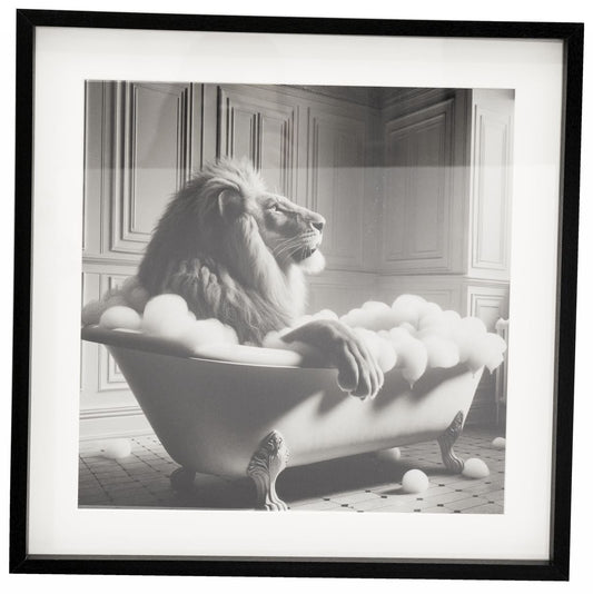 Lion in Bath Frame