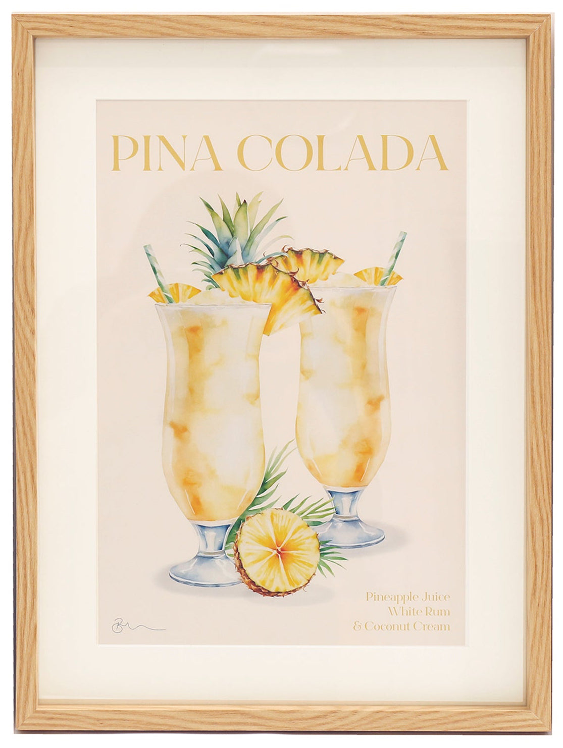 Pina Colada Wall Art
