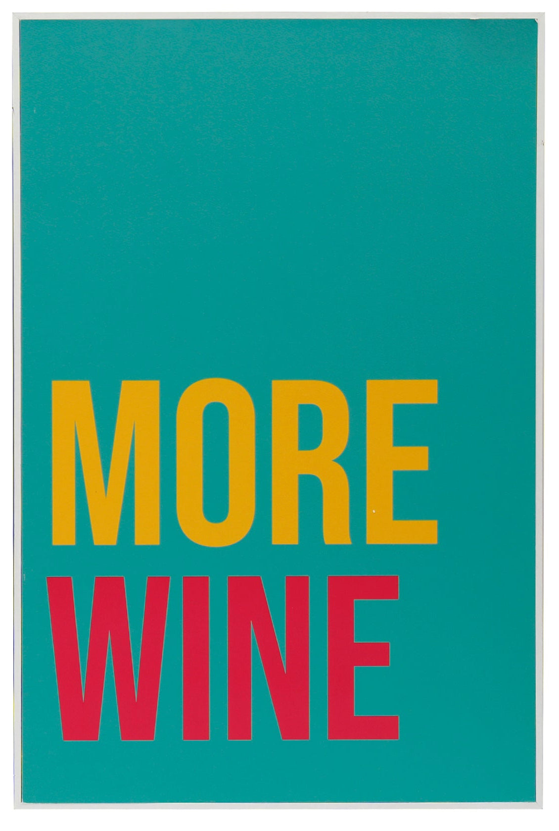 More Wine Neon Word Wall Art