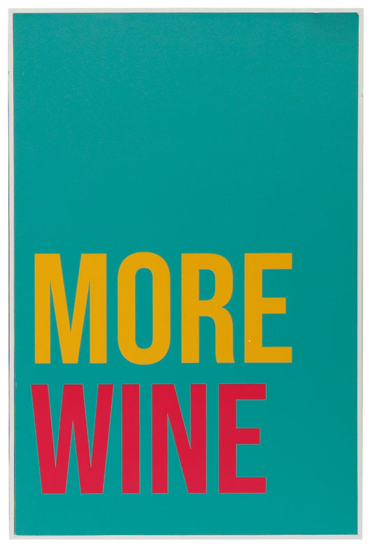More Wine Neon Word Wall Art