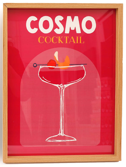 Cosmo Cocktail Wall Art