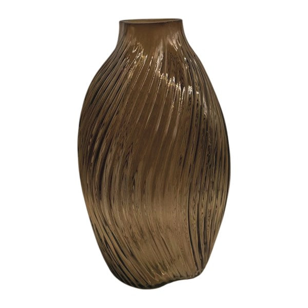 Amber Swirl Vase