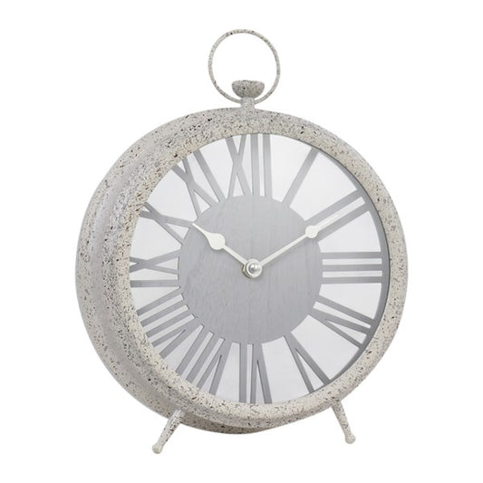 Taupe Table Clock