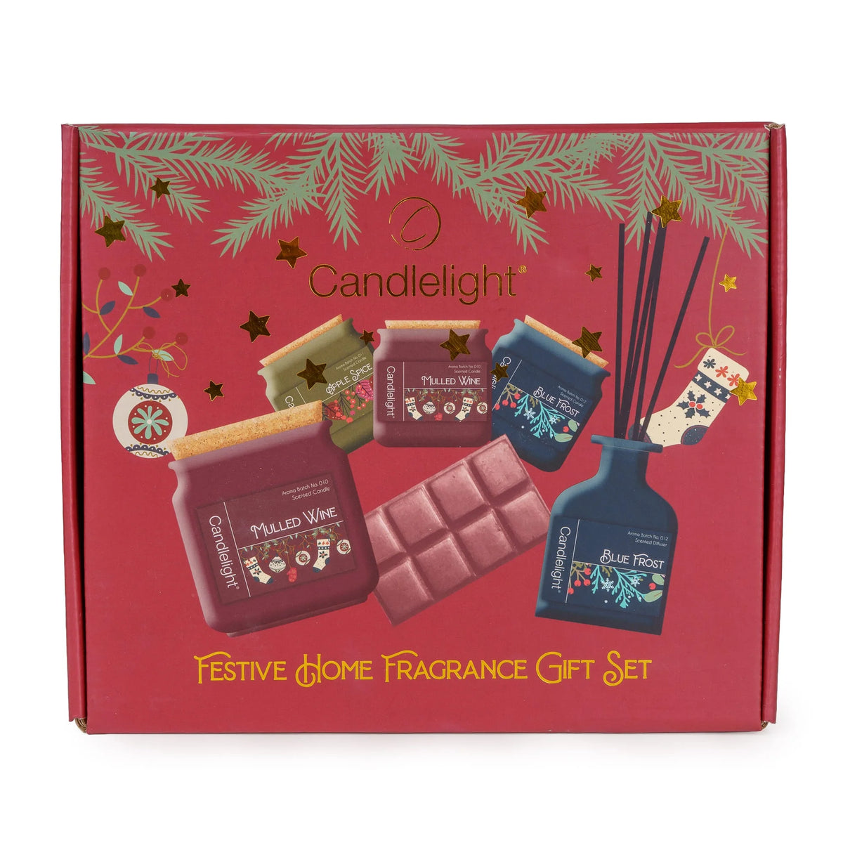 Festive Florals Candle Gift Set