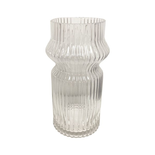 Clear Stripe Vase (29cm)