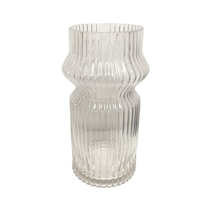 Clear Stripe Vase (29cm)