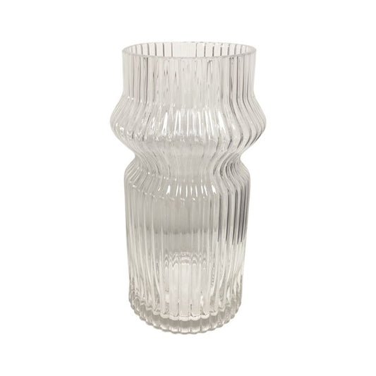 Clear Stripe Vase (29cm)