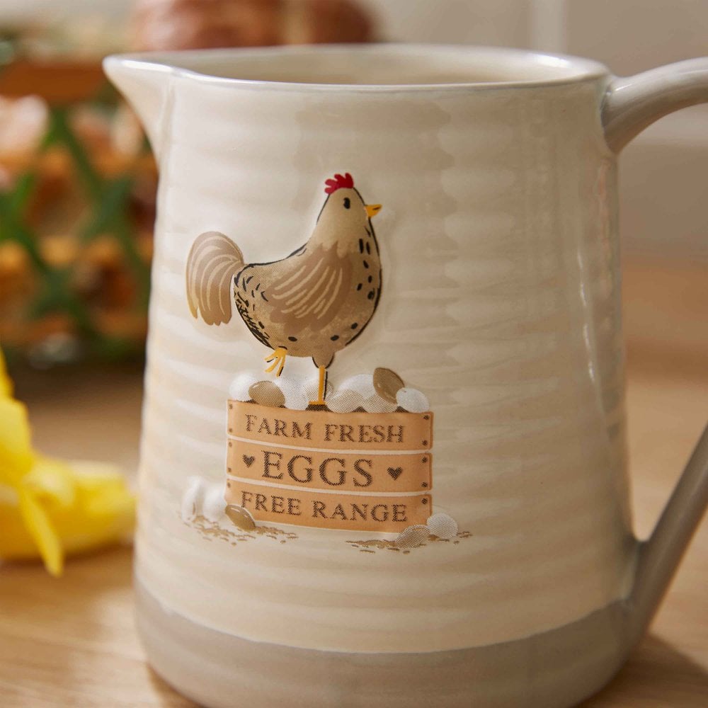 Cooksmart Hen House Lane Small Ceramic Jug