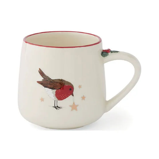Cooksmart Xmas Robins Retreat Bell Mug
