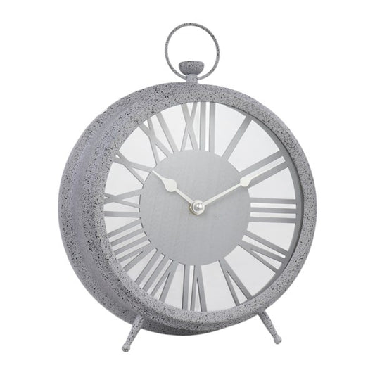 Grey Table Clock