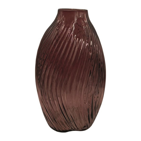 Purple Swirl Vase