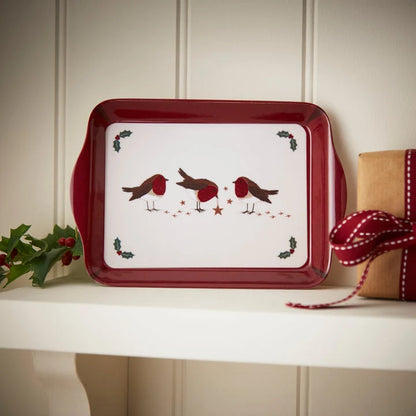 Cooksmart Xmas Robins Retreat Scatter Tray
