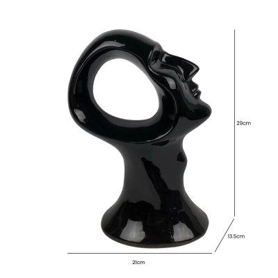 Black Face Sculpture (29cm)