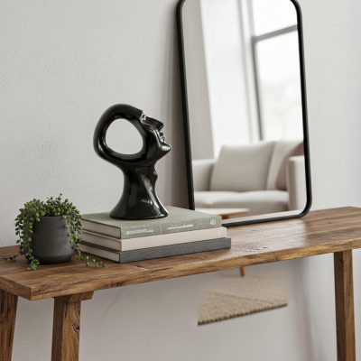 Black Face Sculpture (29cm)