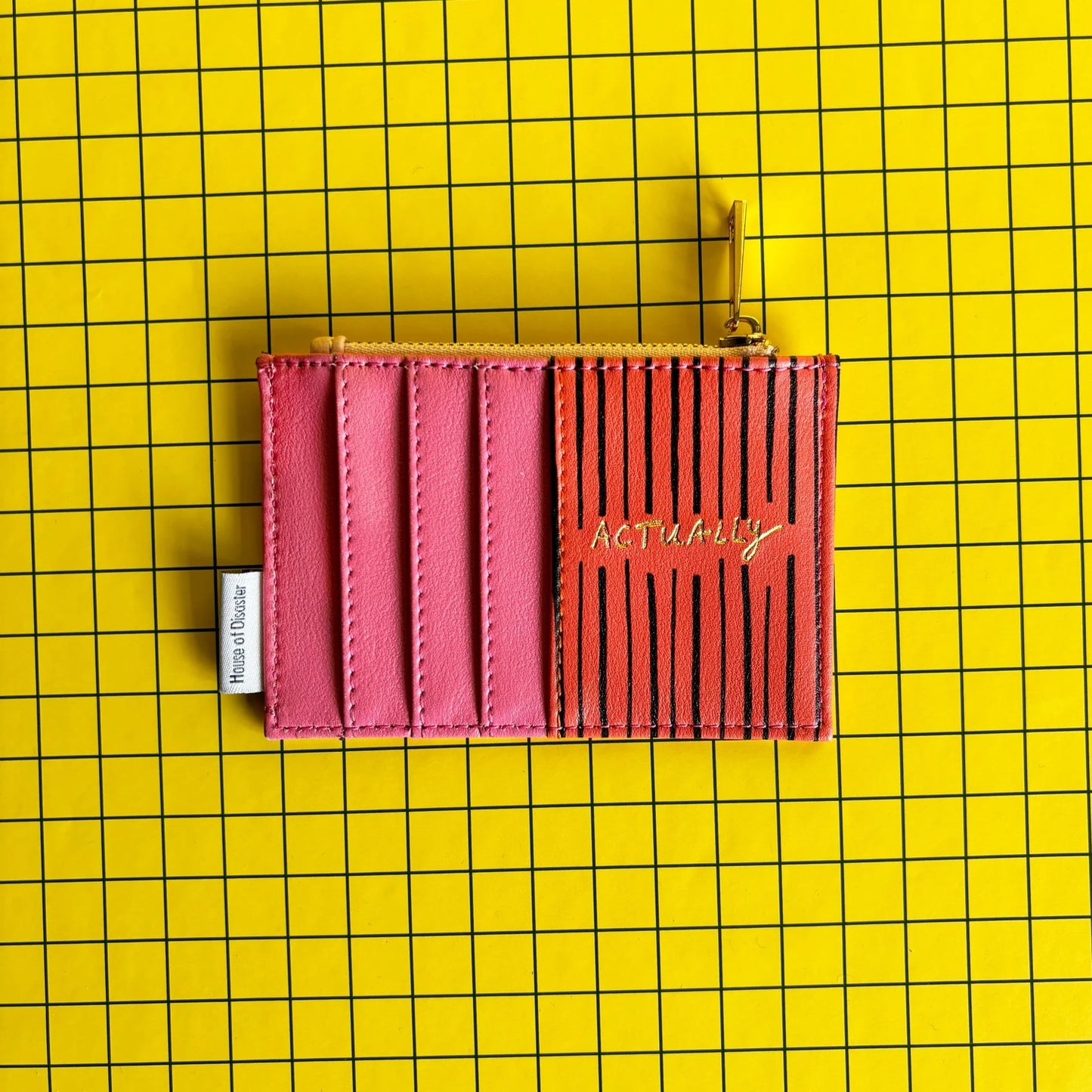 House of Disaster Small Talk 'Can't Be Arsed' Zip Purse