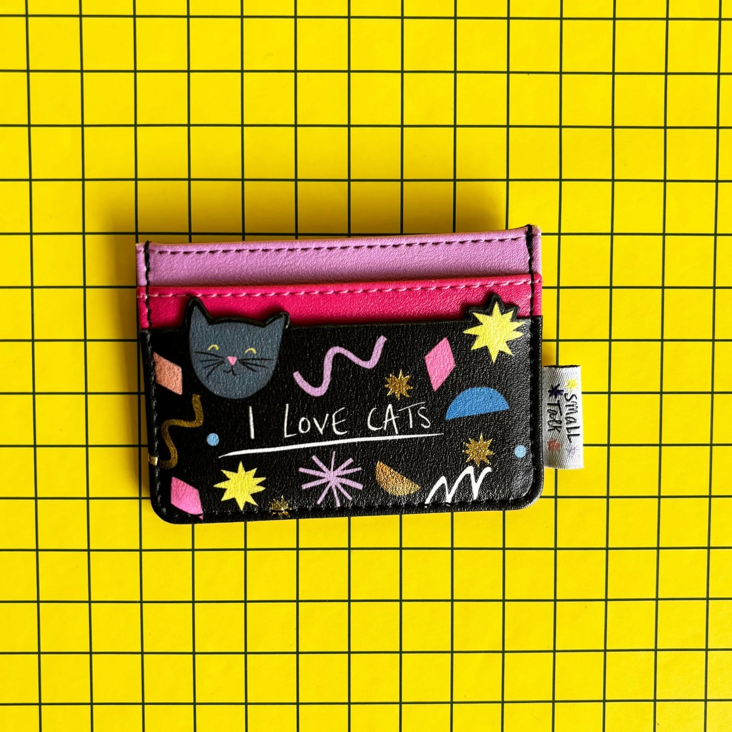 House of Disaster Small Talk  'I Love Cats' Cardholder